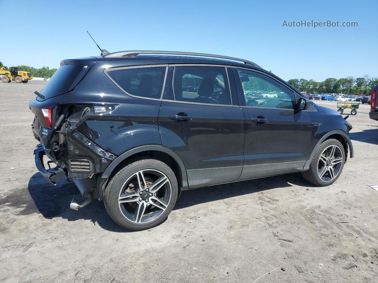 2019 Ford Escape Sel Black vin: 1FMCU9HDXKUB84822