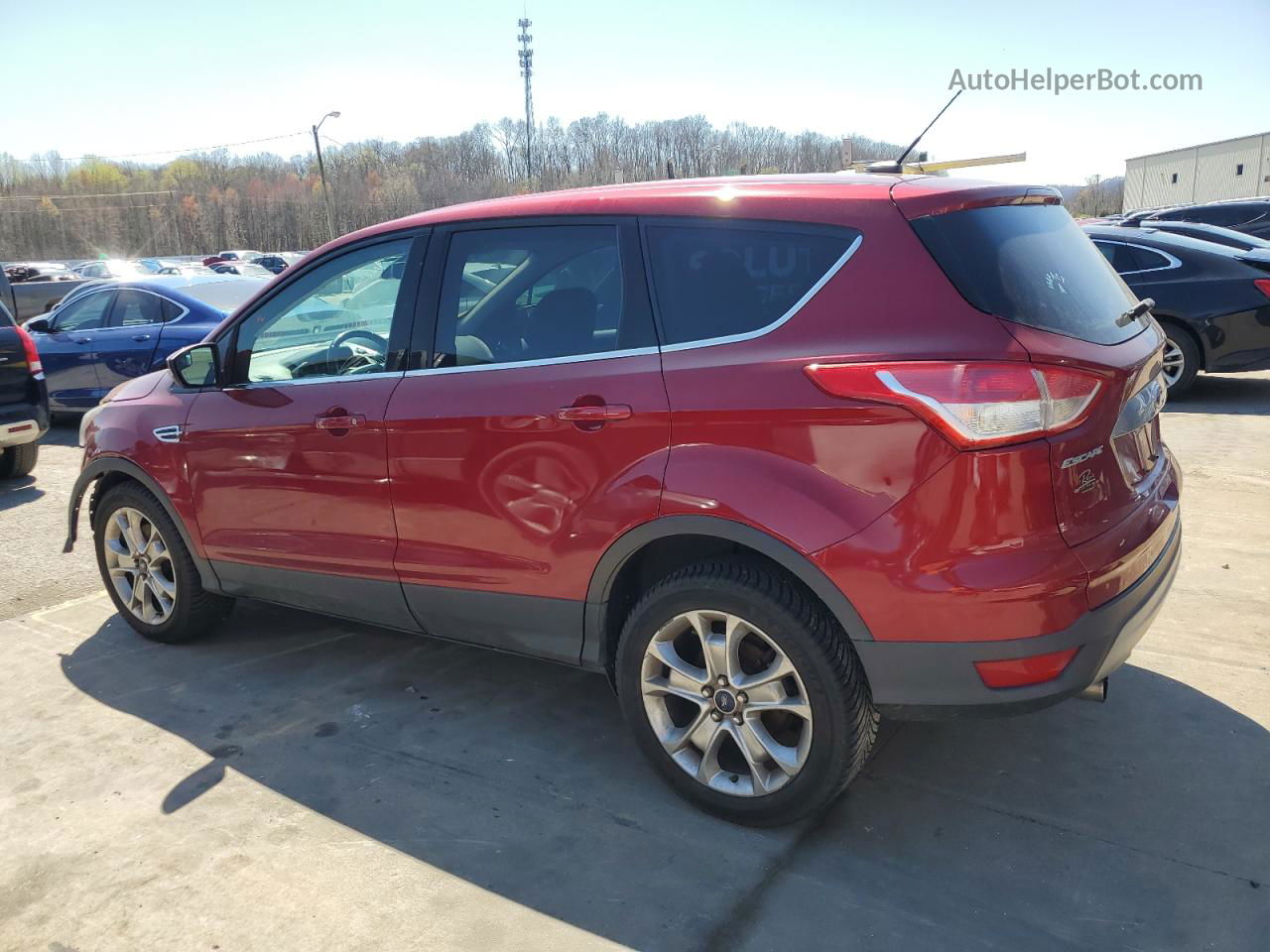 2013 Ford Escape Sel Red vin: 1FMCU9HX0DUD35809