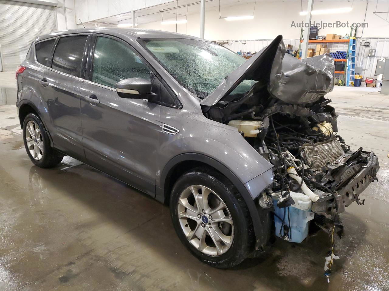 2013 Ford Escape Sel Серый vin: 1FMCU9HX1DUA59902