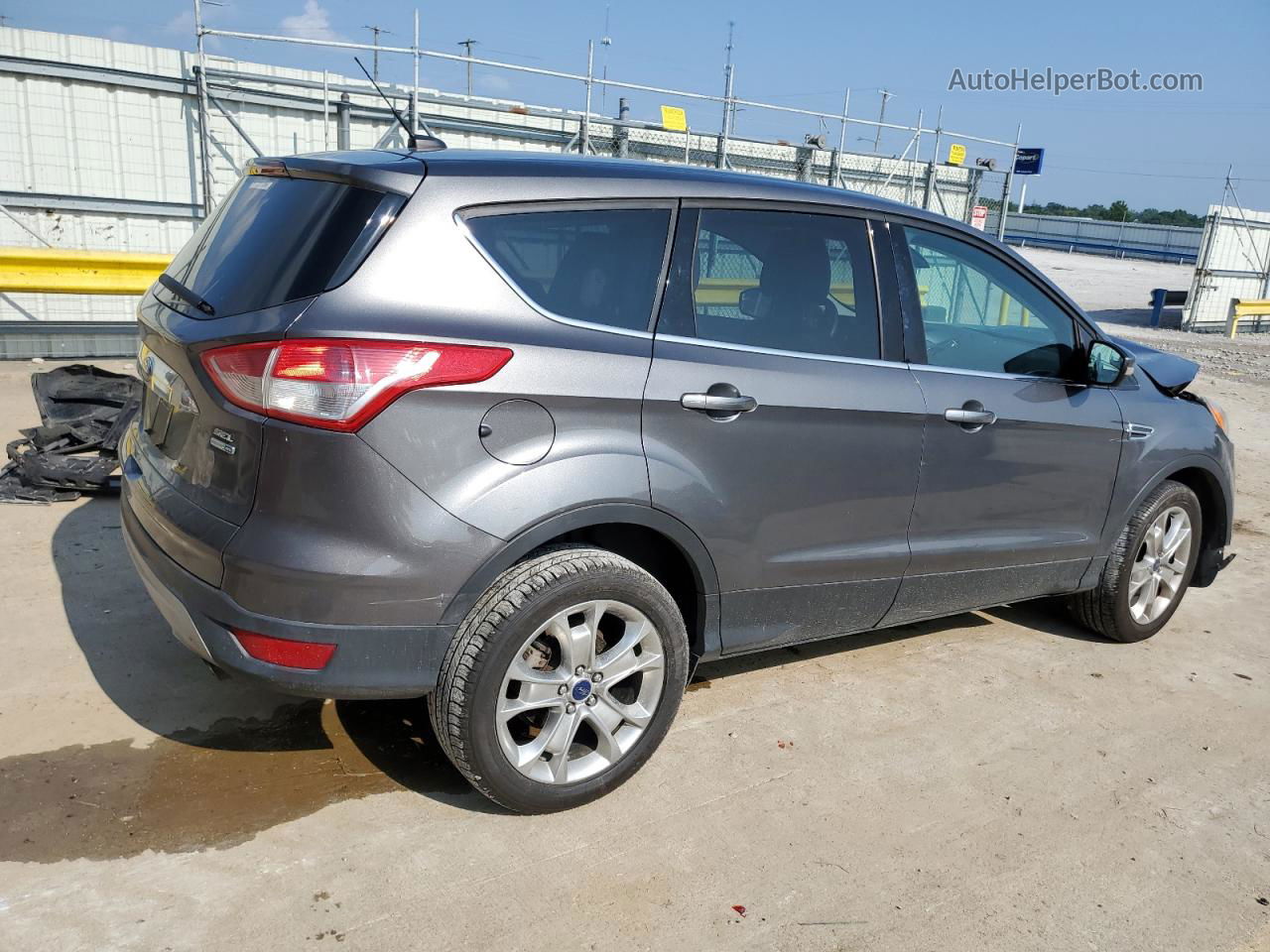 2013 Ford Escape Sel Gray vin: 1FMCU9HX1DUD51520