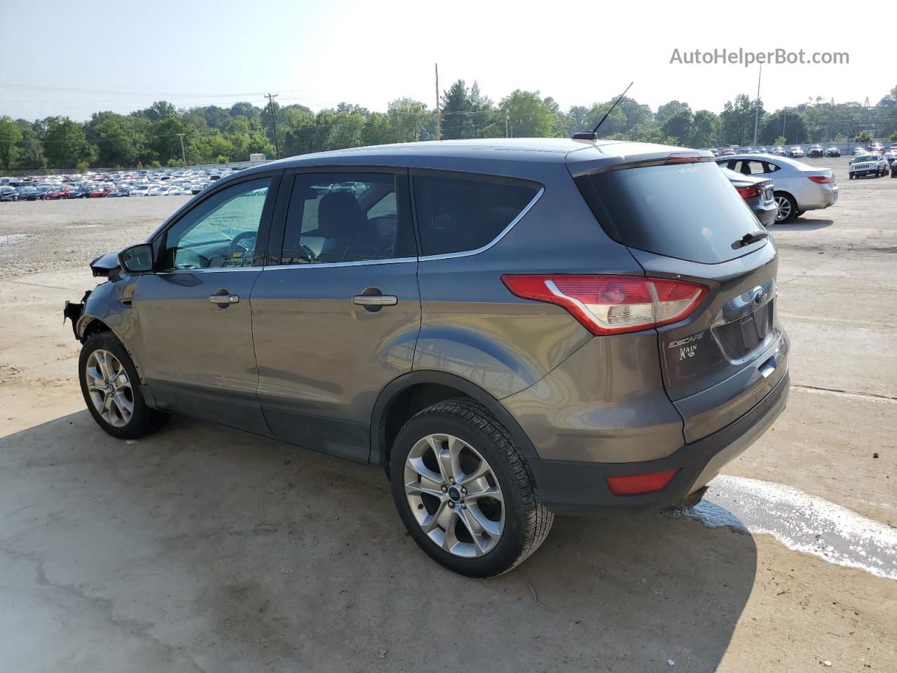 2013 Ford Escape Sel Gray vin: 1FMCU9HX1DUD51520