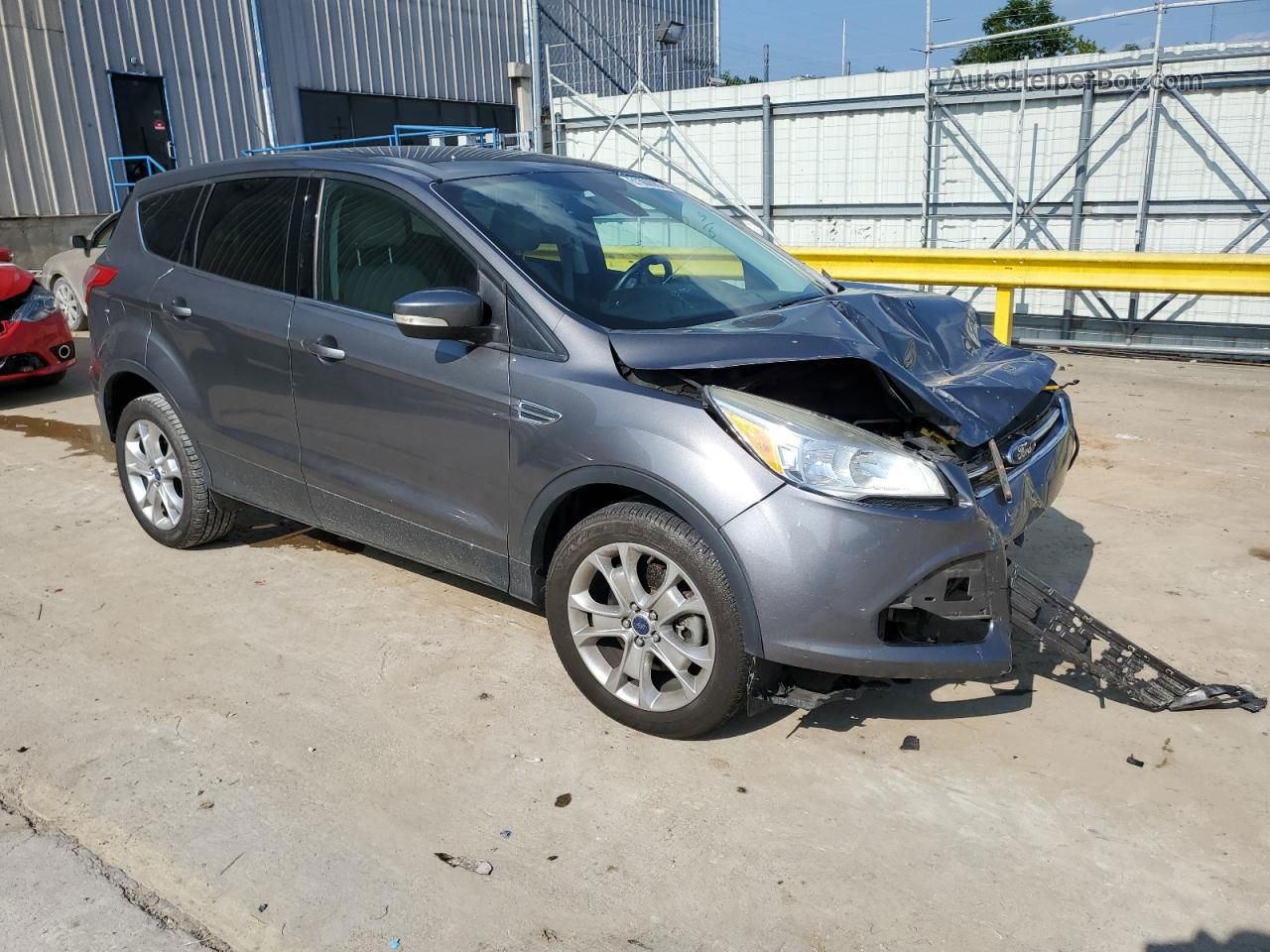 2013 Ford Escape Sel Gray vin: 1FMCU9HX1DUD51520