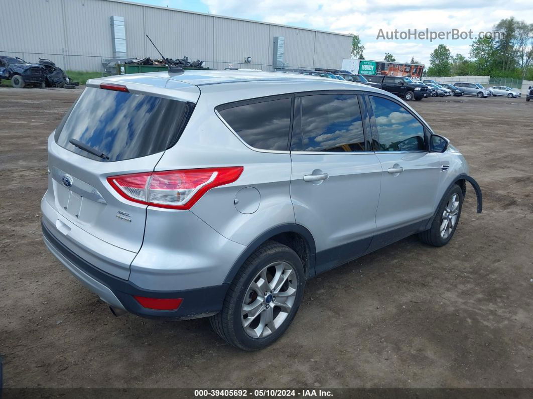 2013 Ford Escape Sel Silver vin: 1FMCU9HX2DUA72531