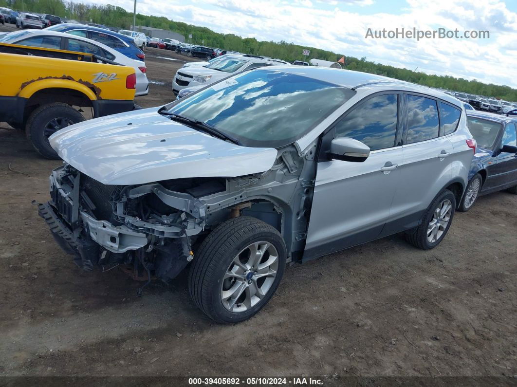 2013 Ford Escape Sel Silver vin: 1FMCU9HX2DUA72531