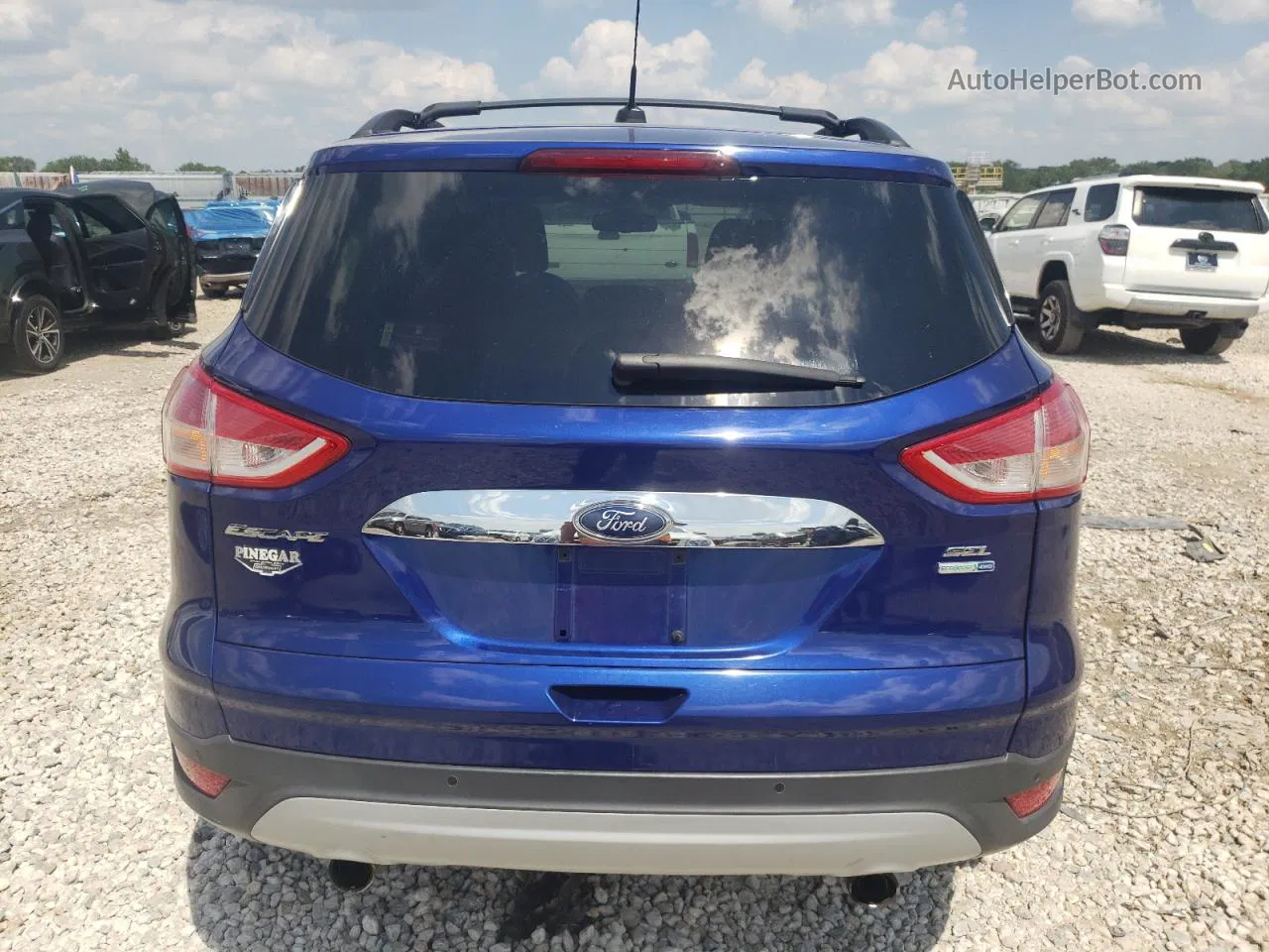 2013 Ford Escape Sel Синий vin: 1FMCU9HX3DUB39525