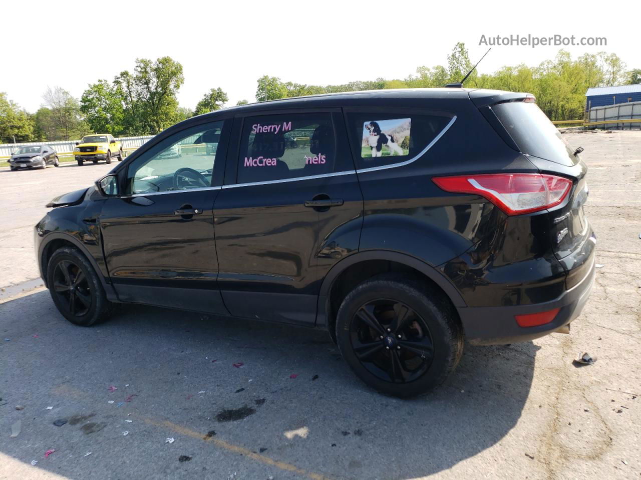 2013 Ford Escape Sel Black vin: 1FMCU9HX3DUB40951