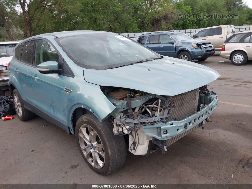 2013 Ford Escape Sel Teal vin: 1FMCU9HX3DUC86055