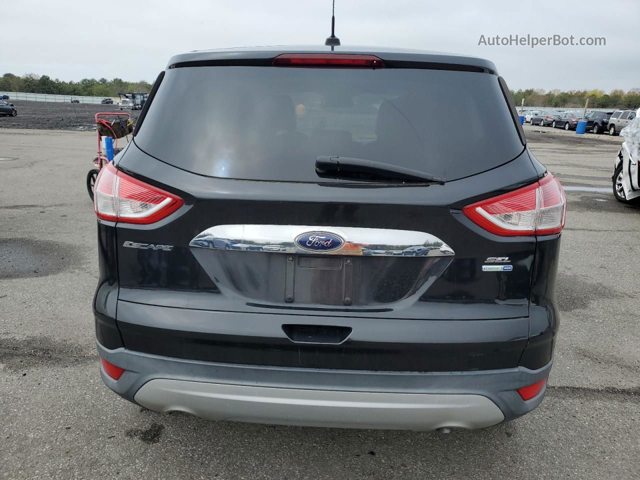 2013 Ford Escape Sel Black vin: 1FMCU9HX5DUC37696