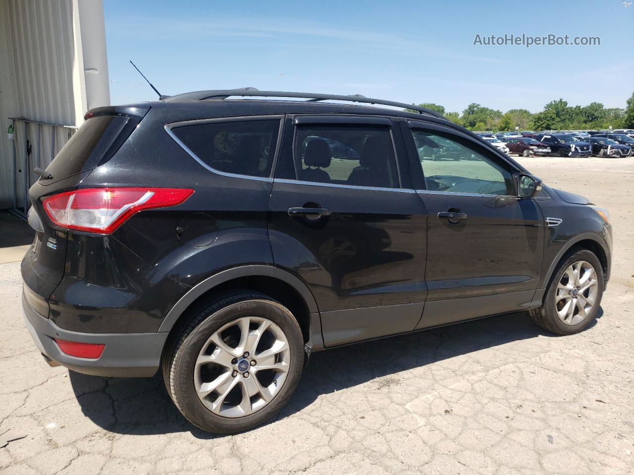 2013 Ford Escape Sel Черный vin: 1FMCU9HX6DUD76185