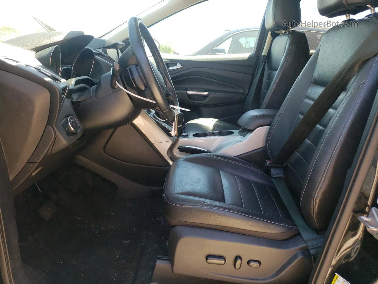 2013 Ford Escape Sel Черный vin: 1FMCU9HX6DUD76185