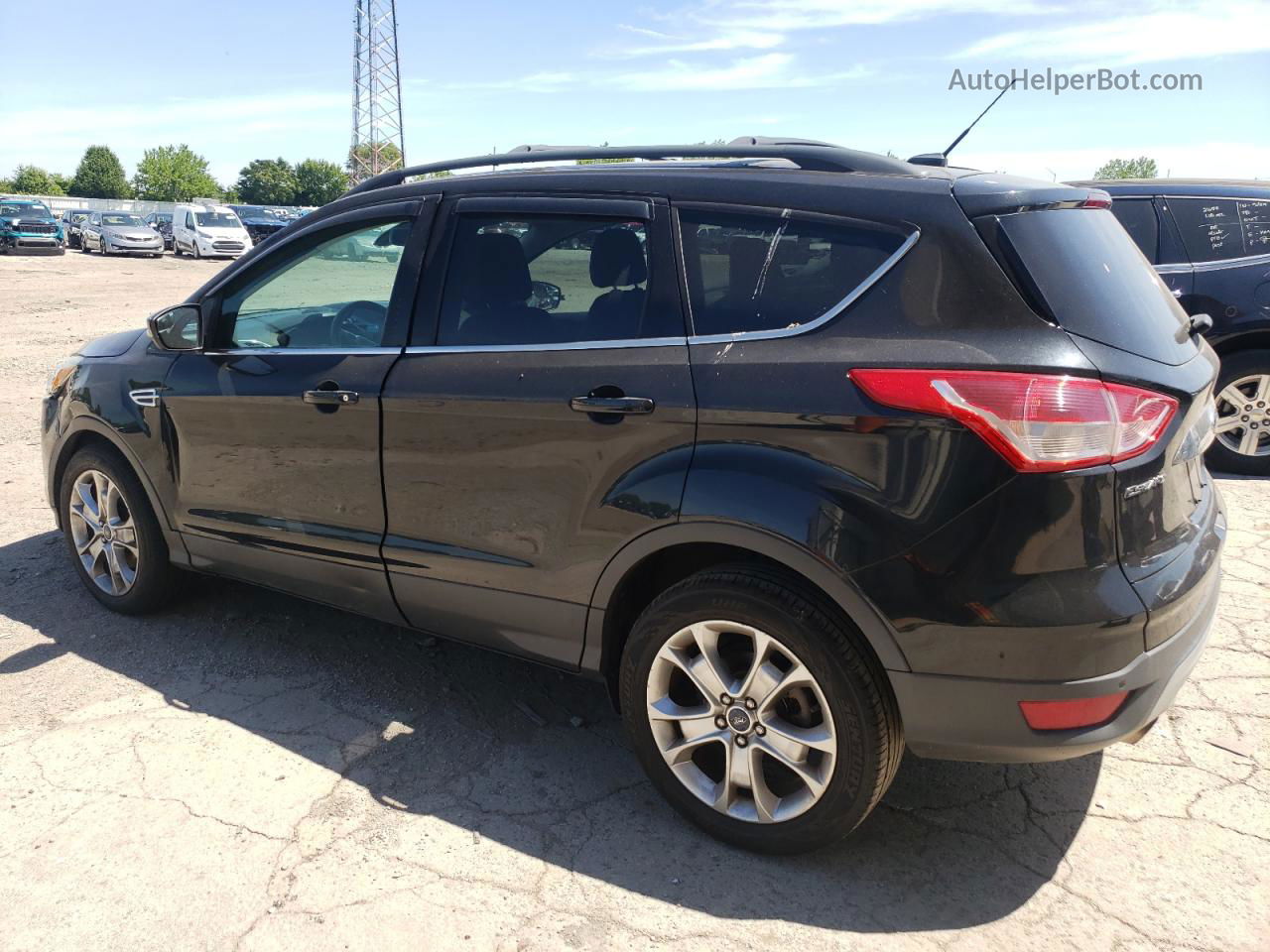 2013 Ford Escape Sel Black vin: 1FMCU9HX6DUD76185