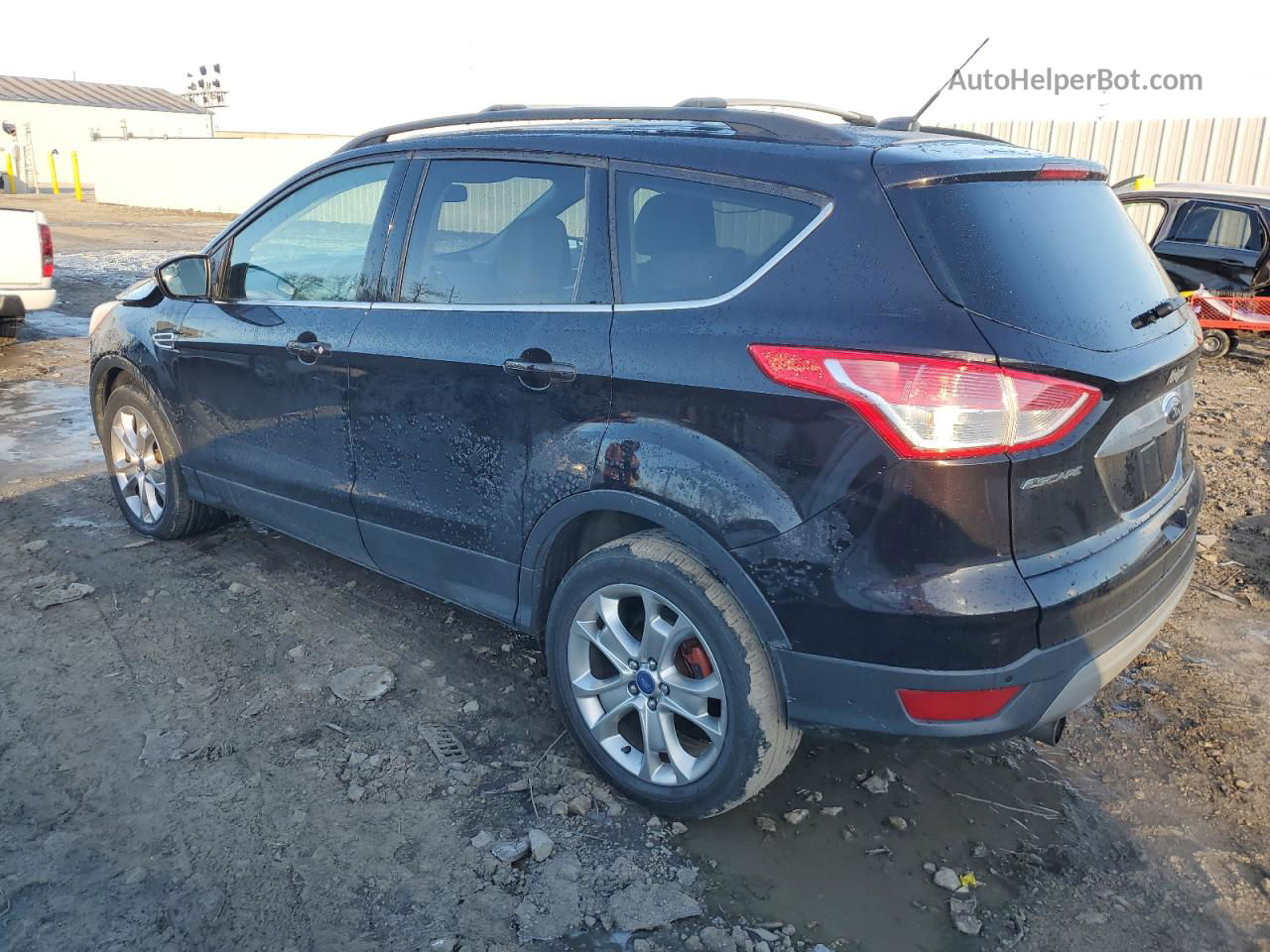 2013 Ford Escape Sel Black vin: 1FMCU9HX7DUB93104