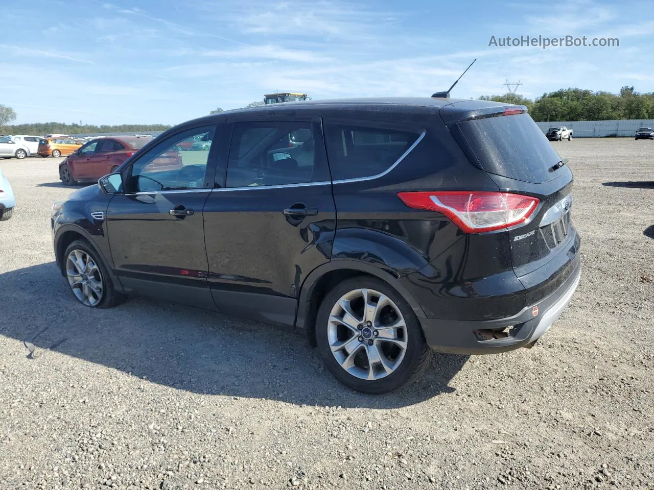 2013 Ford Escape Sel Black vin: 1FMCU9HX8DUD56021