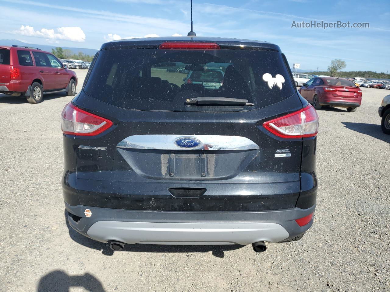 2013 Ford Escape Sel Black vin: 1FMCU9HX8DUD56021