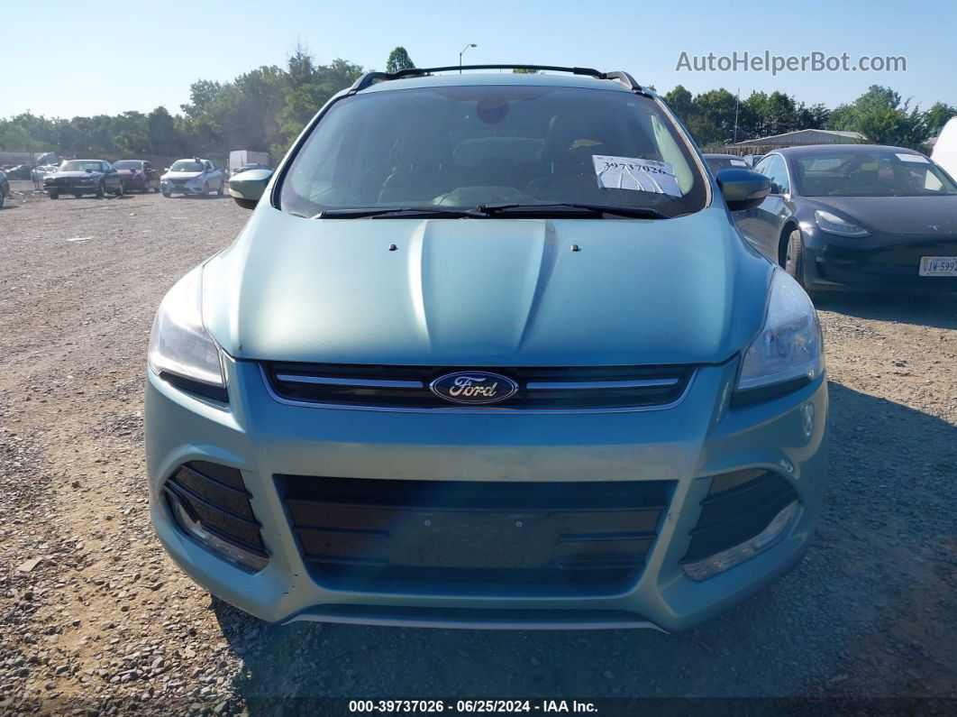 2013 Ford Escape Sel Зеленый vin: 1FMCU9HX9DUD62278