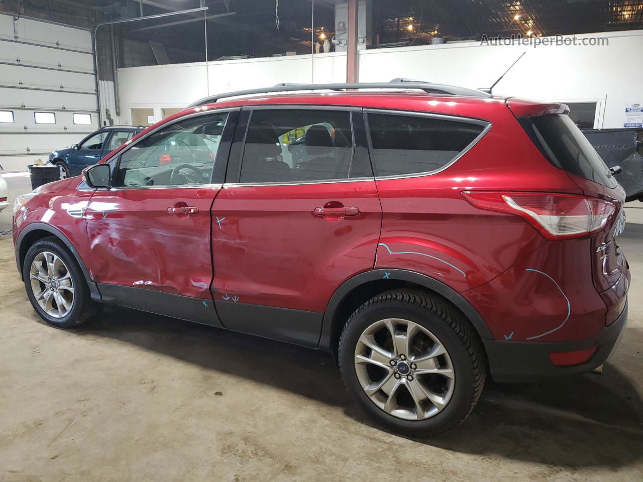 2013 Ford Escape Sel Red vin: 1FMCU9HXXDUB15271