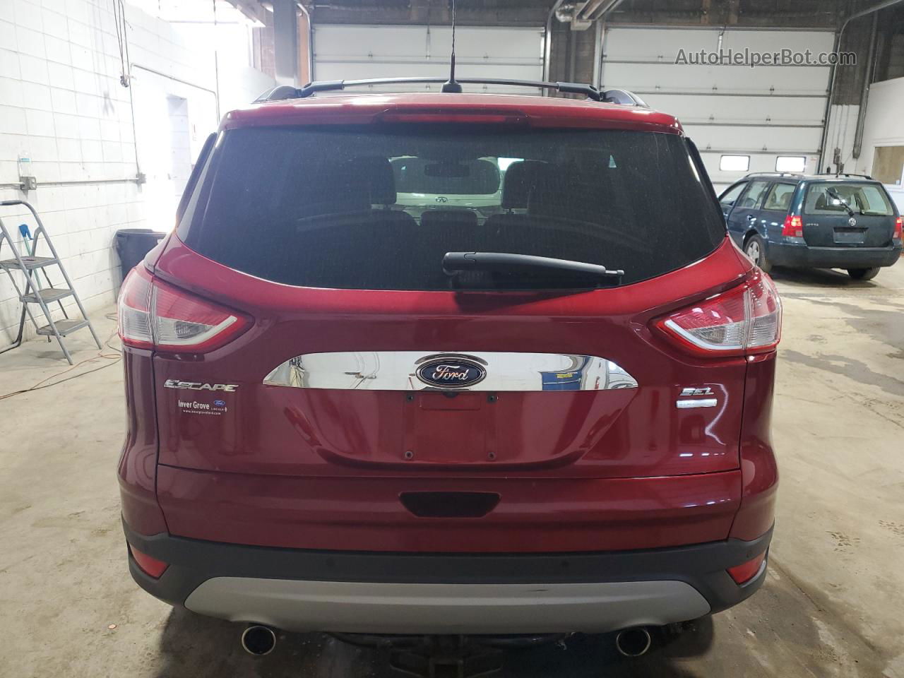 2013 Ford Escape Sel Red vin: 1FMCU9HXXDUB15271