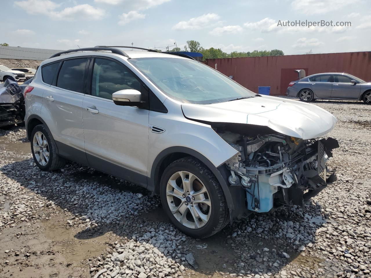 2013 Ford Escape Sel Silver vin: 1FMCU9HXXDUC24569