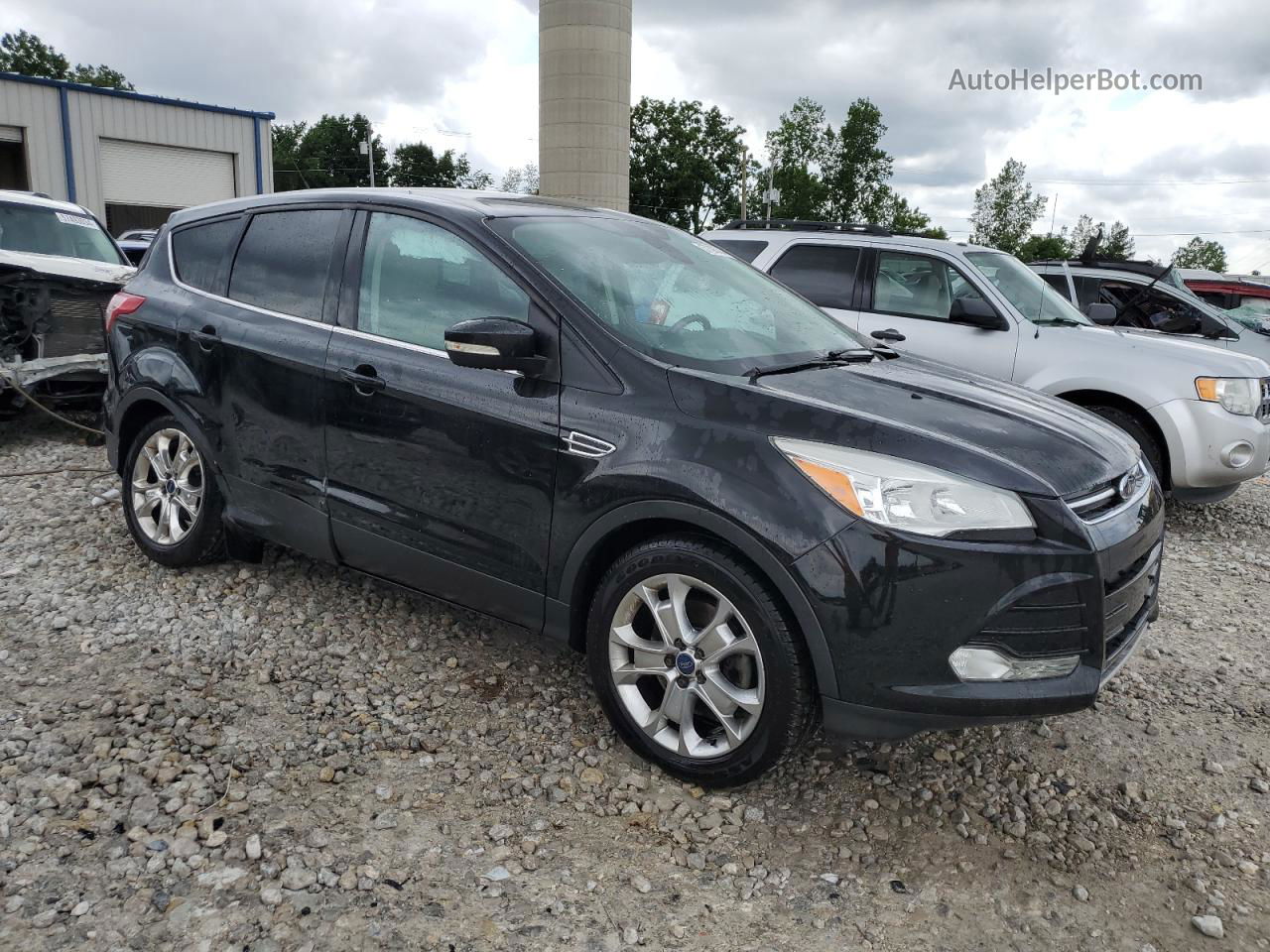 2013 Ford Escape Sel Black vin: 1FMCU9HXXDUD19472