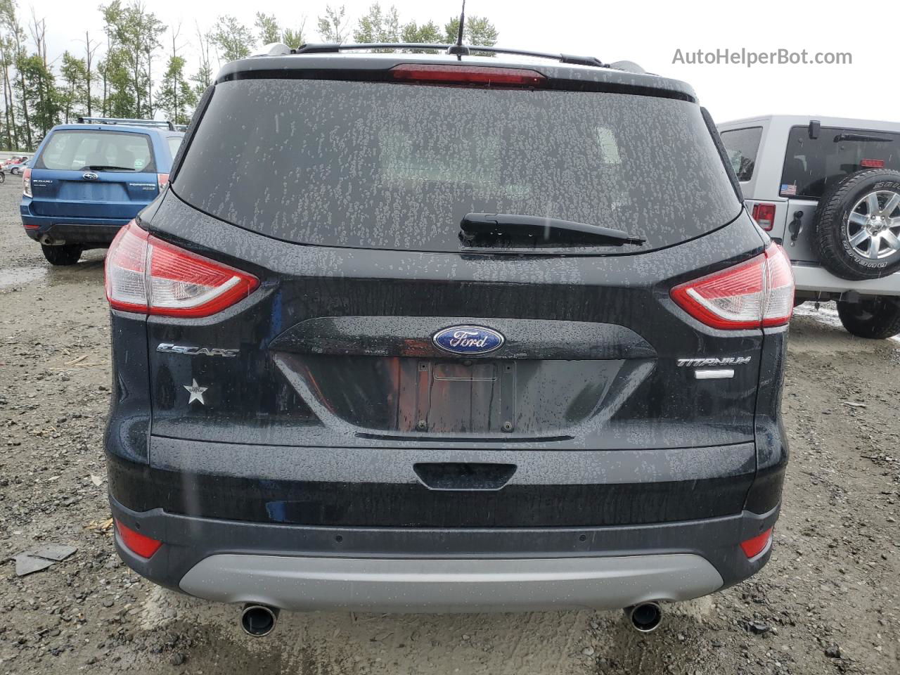 2013 Ford Escape Titanium Black vin: 1FMCU9J90DUB24007