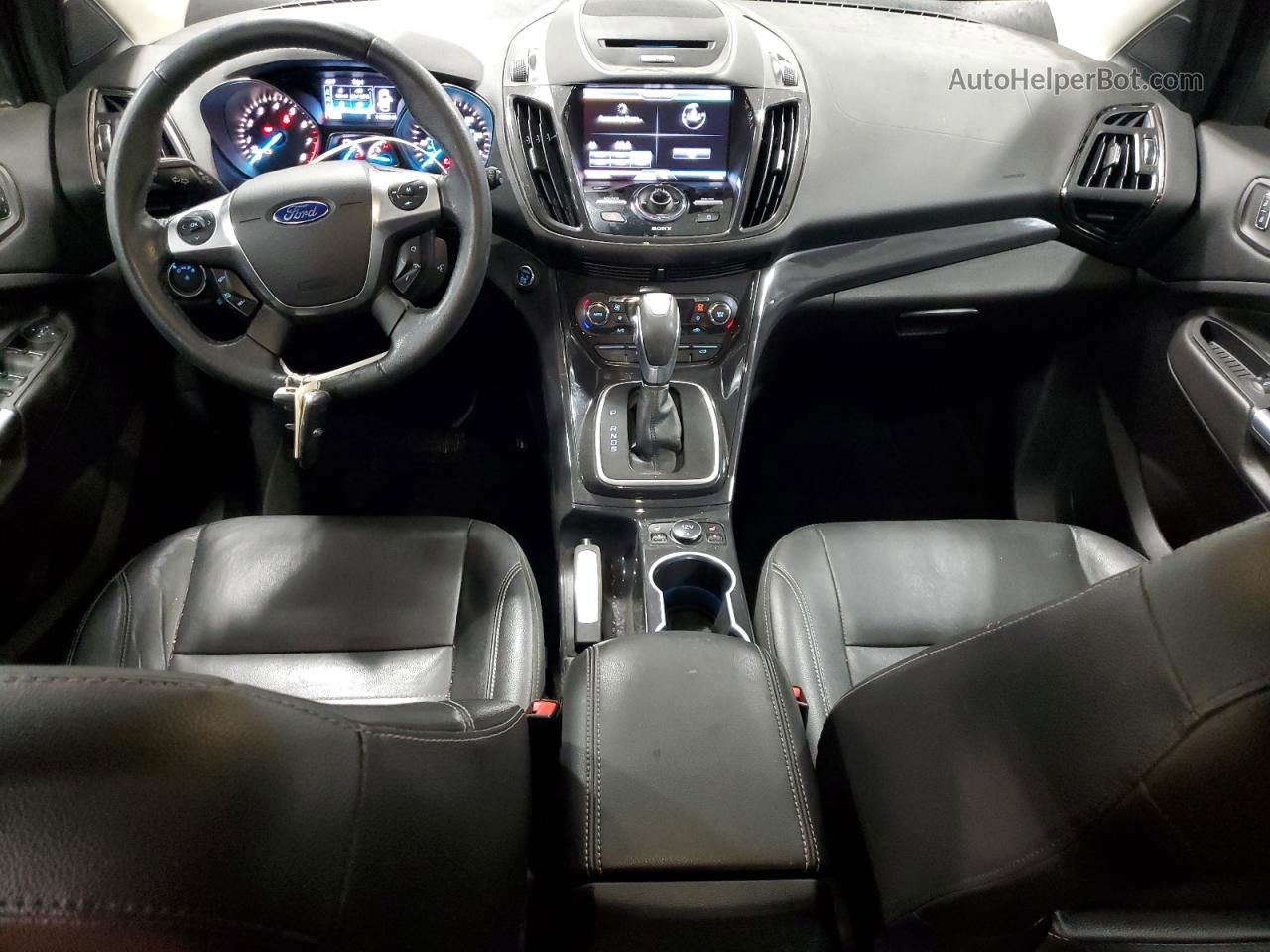 2014 Ford Escape Titanium Бордовый vin: 1FMCU9J90EUA38665