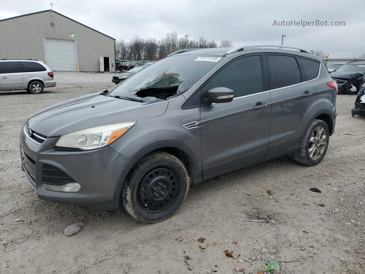 2014 Ford Escape Titanium Charcoal vin: 1FMCU9J90EUD26525