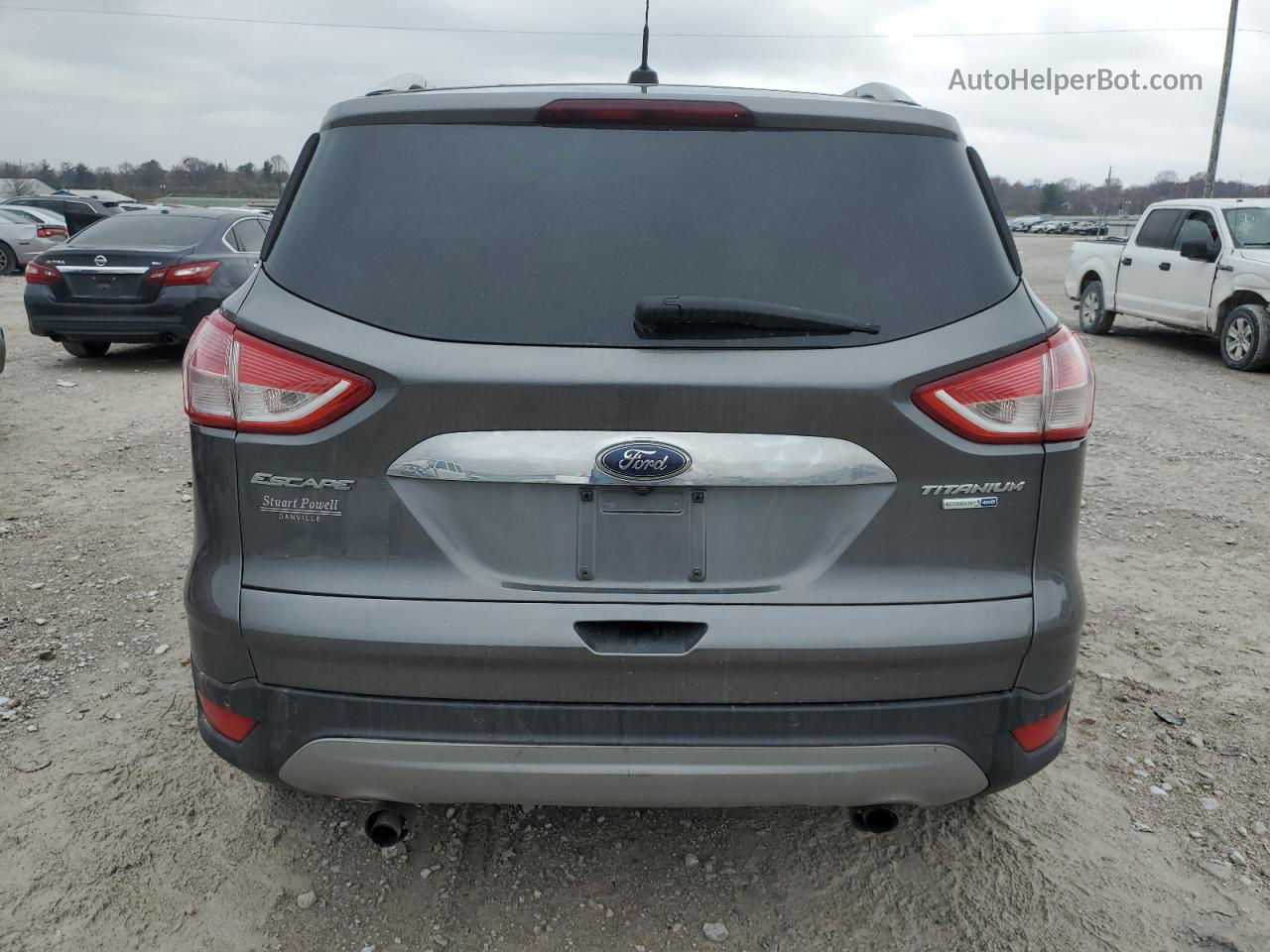 2014 Ford Escape Titanium Charcoal vin: 1FMCU9J90EUD26525