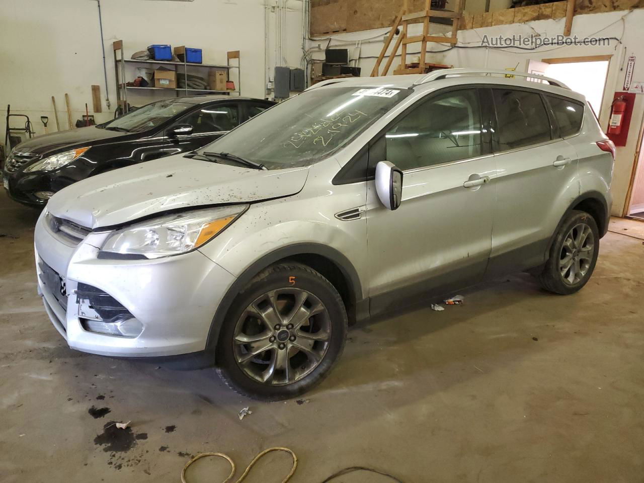 2015 Ford Escape Titanium Silver vin: 1FMCU9J90FUA31460