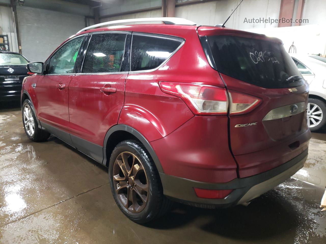 2016 Ford Escape Titanium Red vin: 1FMCU9J90GUB42639