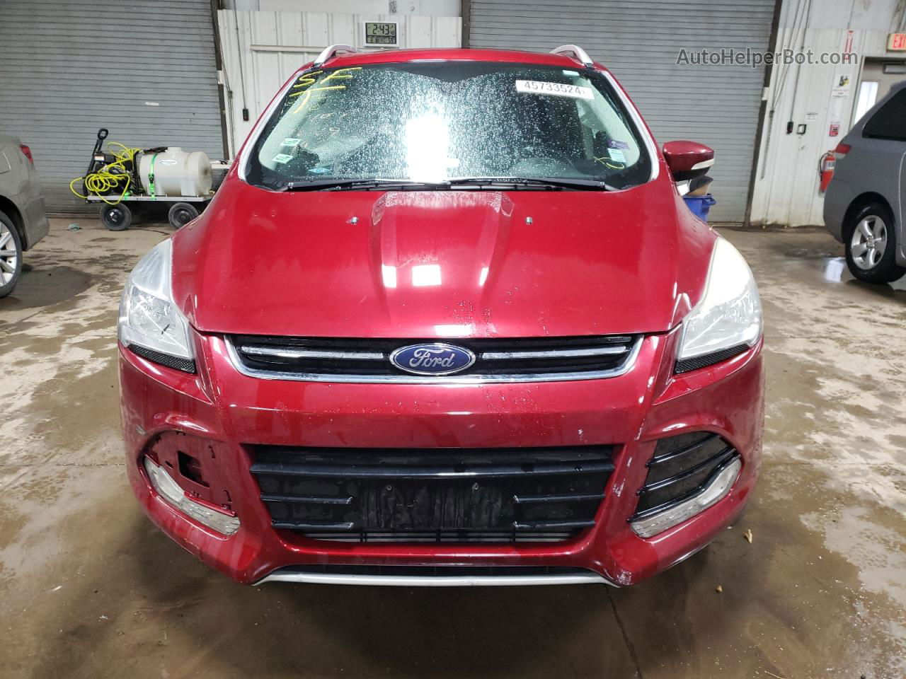 2016 Ford Escape Titanium Red vin: 1FMCU9J90GUB42639