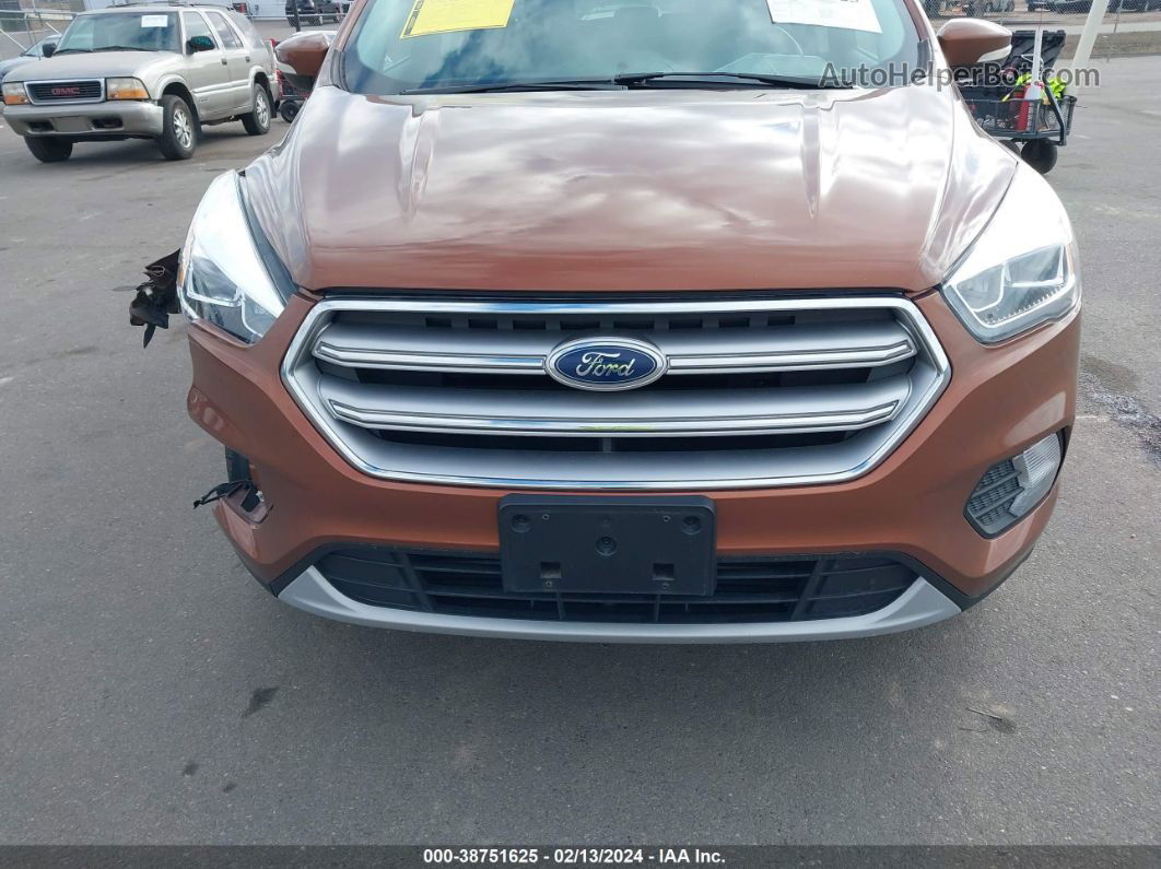 2017 Ford Escape Titanium Orange vin: 1FMCU9J90HUA64378