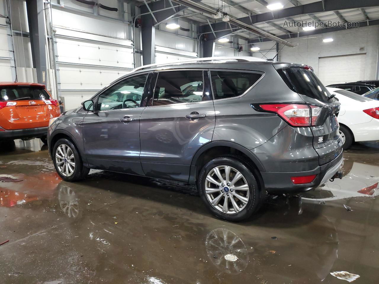 2017 Ford Escape Titanium Gray vin: 1FMCU9J90HUF10920