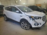 2019 Ford Escape Titanium White vin: 1FMCU9J90KUA56725