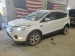 2019 Ford Escape Titanium White vin: 1FMCU9J90KUA56725