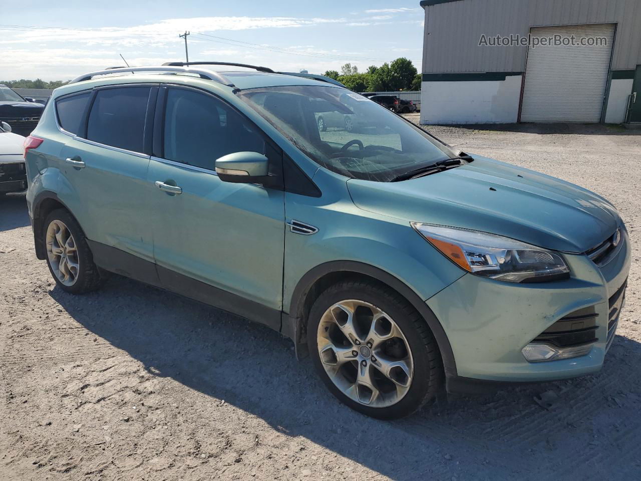 2013 Ford Escape Titanium Silver vin: 1FMCU9J91DUB22041