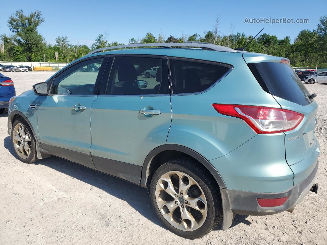 2013 Ford Escape Titanium Silver vin: 1FMCU9J91DUB22041