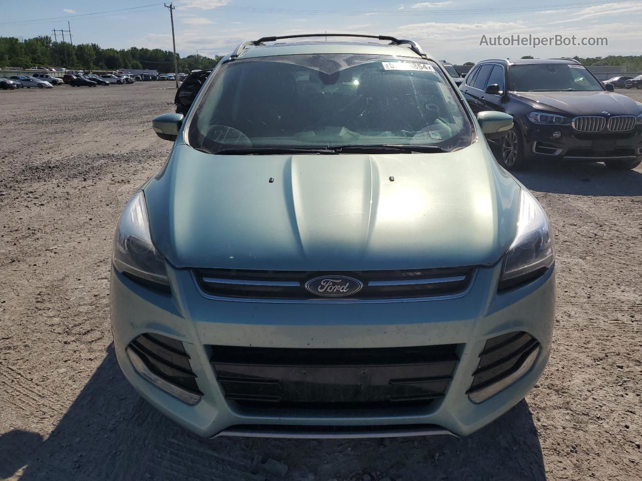 2013 Ford Escape Titanium Silver vin: 1FMCU9J91DUB22041