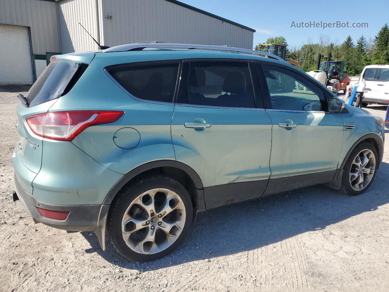 2013 Ford Escape Titanium Silver vin: 1FMCU9J91DUB22041