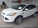 2014 Ford Escape Titanium White vin: 1FMCU9J91EUA44121