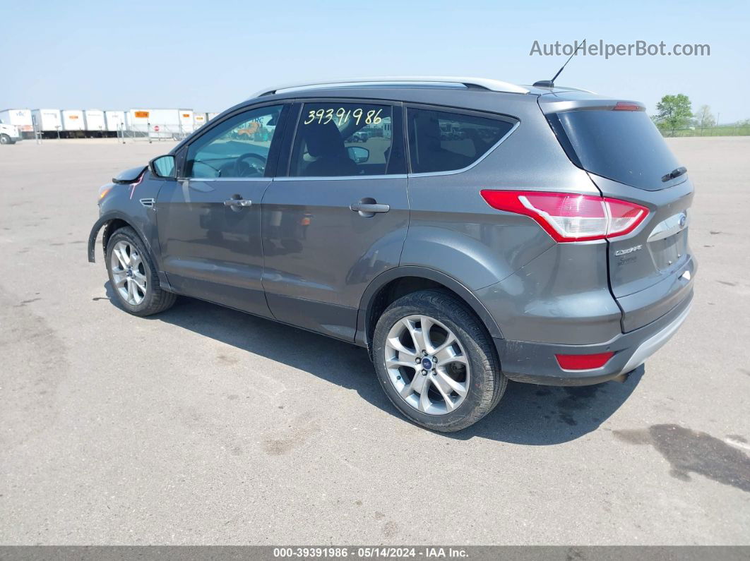 2014 Ford Escape Titanium Gray vin: 1FMCU9J91EUA54566