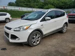 2014 Ford Escape Titanium White vin: 1FMCU9J91EUA79676