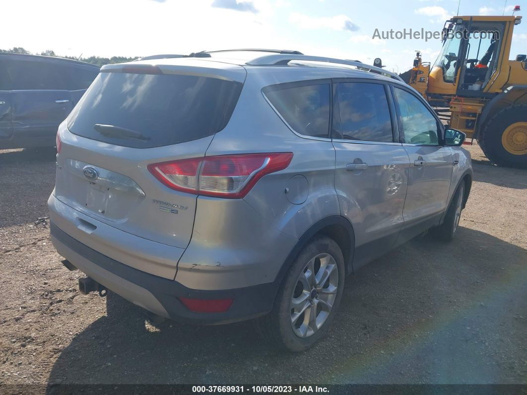 2014 Ford Escape Titanium Серебряный vin: 1FMCU9J91EUC71650