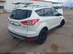 2014 Ford Escape Titanium White vin: 1FMCU9J91EUE25063