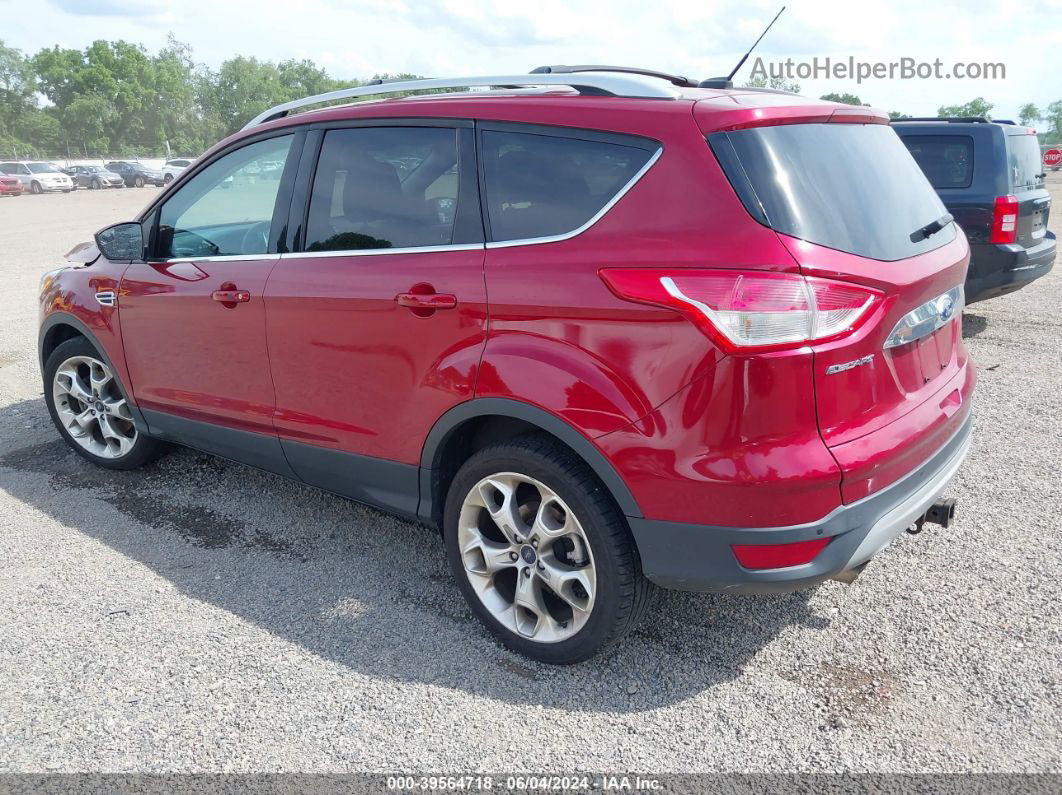 2015 Ford Escape Titanium Красный vin: 1FMCU9J91FUC02569