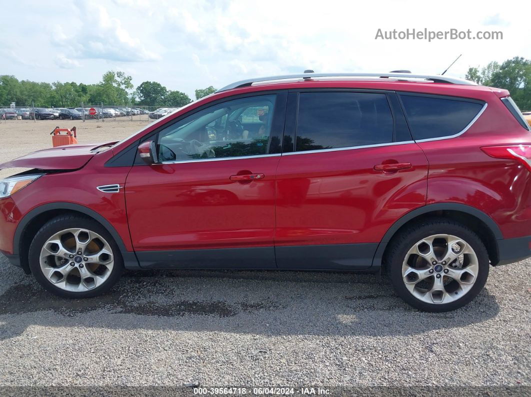 2015 Ford Escape Titanium Red vin: 1FMCU9J91FUC02569