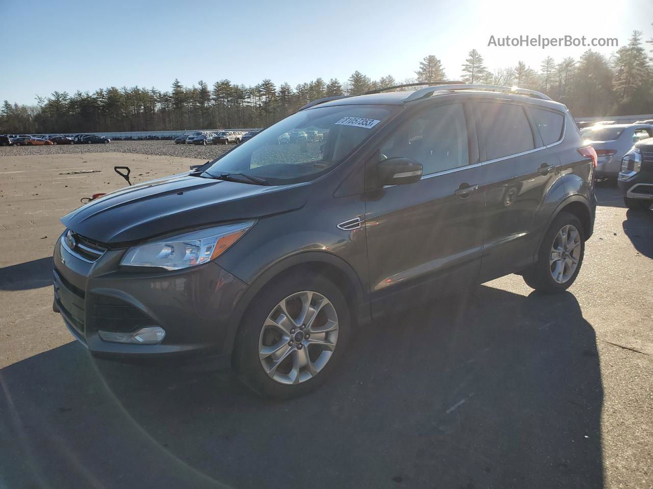 2016 Ford Escape Titanium Gray vin: 1FMCU9J91GUA88333