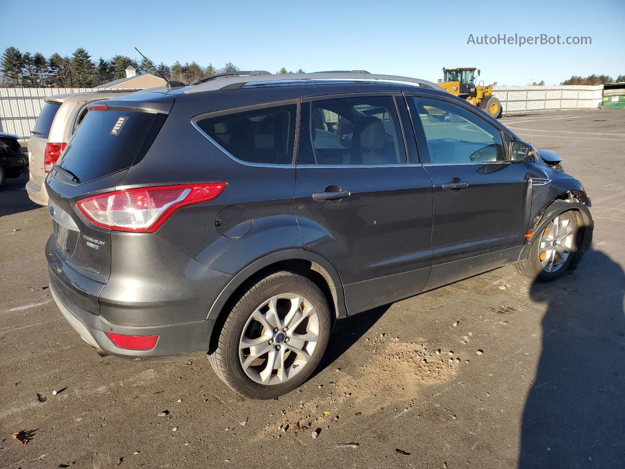 2016 Ford Escape Titanium Gray vin: 1FMCU9J91GUA88333