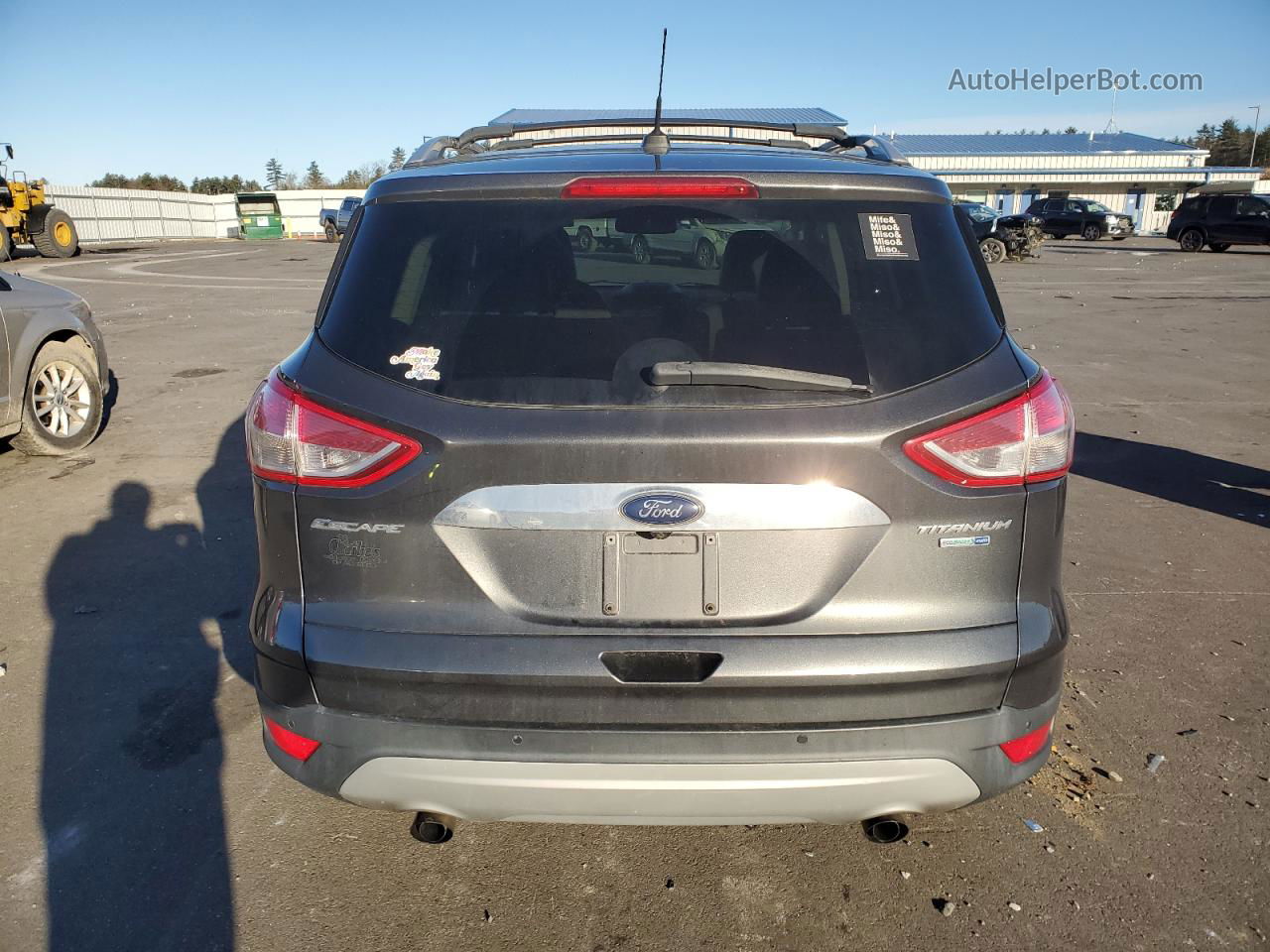 2016 Ford Escape Titanium Gray vin: 1FMCU9J91GUA88333