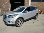 2017 Ford Escape Titanium Серебряный vin: 1FMCU9J91HUA33270