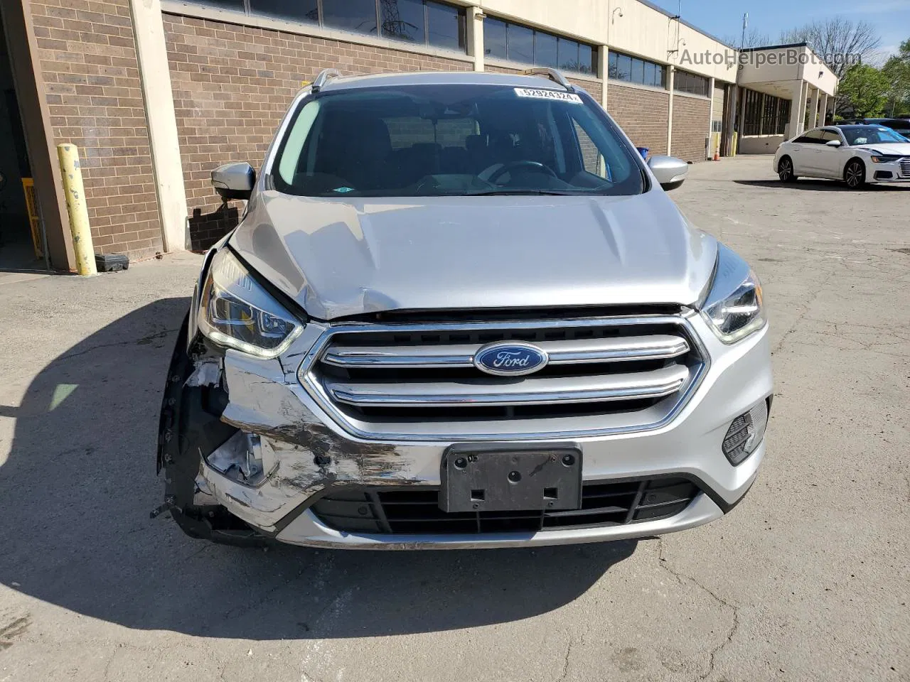 2017 Ford Escape Titanium Серебряный vin: 1FMCU9J91HUA33270